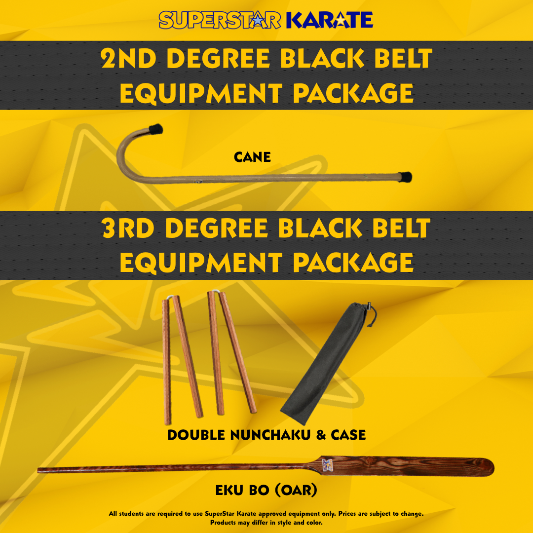 2nd-3rd-degree-black-belt-equipment-packages-superstar-karate-merch