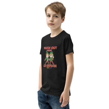 Load image into Gallery viewer, T-Shirt - Elf-Defense (Watch Out I Know) - Youth
