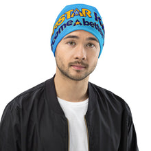 Load image into Gallery viewer, Beanie for Teens &amp; Adults - SSK Blue Become a Better You*
